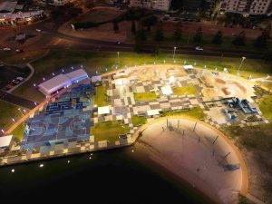 Promotional Drone Photo - Construction Works Featured in Bunbury Foreshore Project