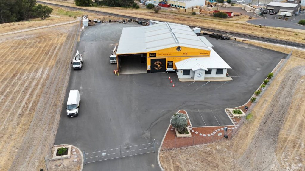 Promotional Aerial Picture - Bunbury Tyre Experts