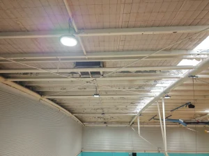 Stadium Extraction Fan with No Internal Access